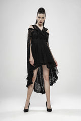 WQ-456 Wilderness Witch Lace Irregular Dress?-??Punk Rave Clothing