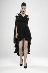 WQ-456 Wilderness Witch Lace Irregular Dress?-??Punk Rave Clothing