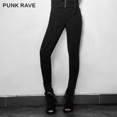 PK-102 Super Slim Multiple Segmentation Split Ends Tights Punk Pants?-??Punk Rave Clothing