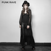 PY-192 Vintage Style Sheer Sleeves Long Lace Flowing Gothic Coat?-??Punk Rave Clothing