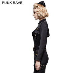 T-456 Uniform Military Handsome Capable Small Suit Punk Jacket?-??Punk Rave Clothing