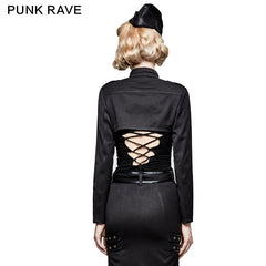 T-456 Uniform Military Handsome Capable Small Suit Punk Jacket?-??Punk Rave Clothing