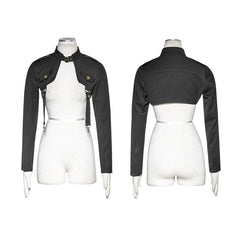 T-456 Uniform Military Handsome Capable Small Suit Punk Jacket?-??Punk Rave Clothing