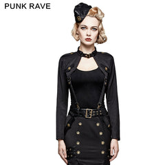 T-456 Uniform Military Handsome Capable Small Suit Punk Jacket?-??Punk Rave Clothing