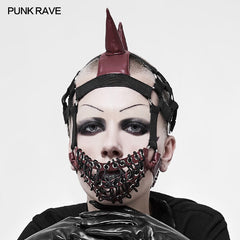 S-201 Punk Dark Evil Demon Hood With Drawstring Mask Personality Accessories?-??Punk Rave Clothing