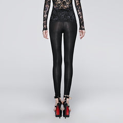 K-210 black Sexy Slim Gothic Pants?-??Punk Rave Clothing