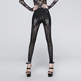 K-210 black Sexy Slim Gothic Pants?-??Punk Rave Clothing