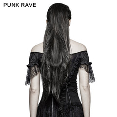 T-446 3 Colors Wide Boat Neck Elegant Party Latin Gothic T-shirts?-??Punk Rave Clothing