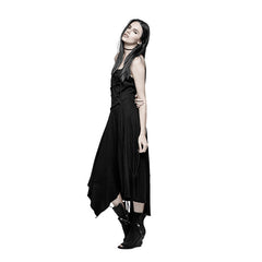 PQ-185 Summer Sexy Retro Long Braces Punk Dress?-??Punk Rave Clothing