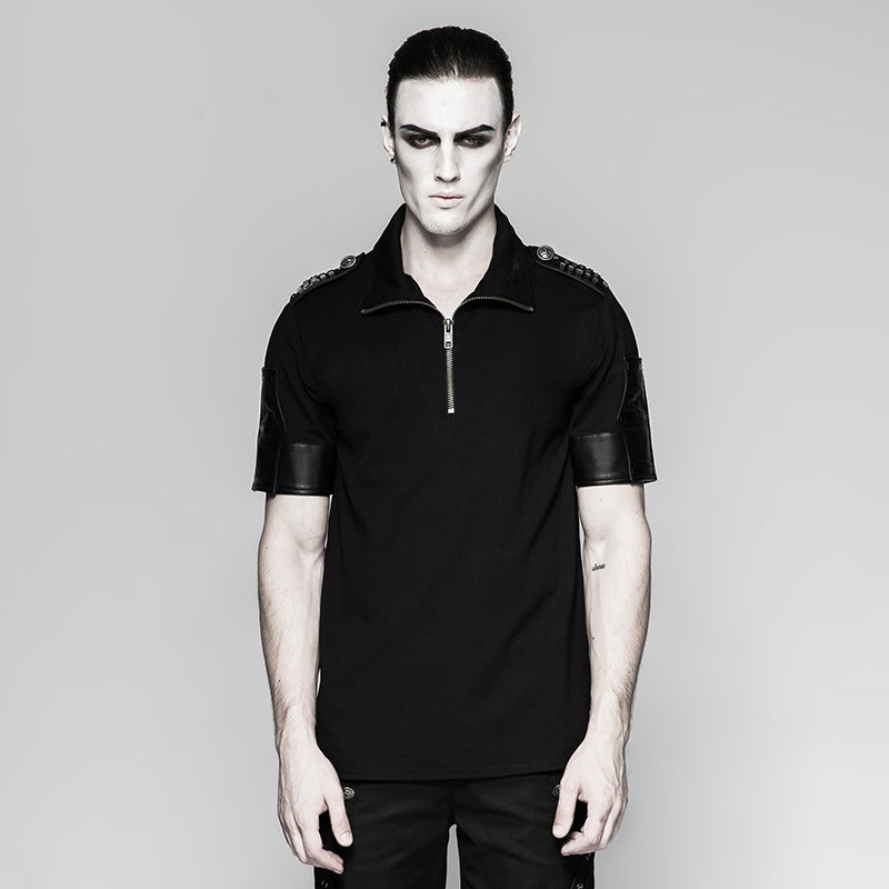 T-459 Mister Sinister Male Short Sleeve Punk T-shirts?-??Punk Rave Clothing