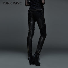 K-218 Vintage Bronze Club Wear Sexy Hot Punk Pants?-??Punk Rave Clothing