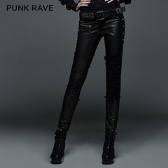 K-218 Vintage Bronze Club Wear Sexy Hot Punk Pants?-??Punk Rave Clothing