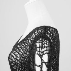 PM-004 Fashion Broken Pullover Striped Punk Sweaters?-??Punk Rave Clothing