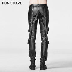 K-219 For Men New Style Elastic Punk Pants?-??Punk Rave Clothing