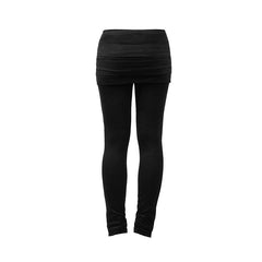 PK-024 One Piece Tight Punk Pants With A Mini-skirt?-??Punk Rave Clothing