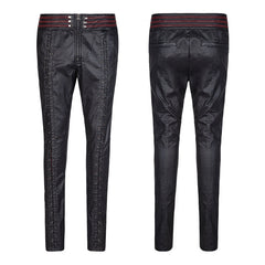 K-285 Vampire Bloody Decoy Elastic Leather Gothic Pants?-??Punk Rave Clothing
