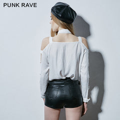 K-221 Multi Color Short Tight Plaid Punk Pants?-??Punk Rave Clothing