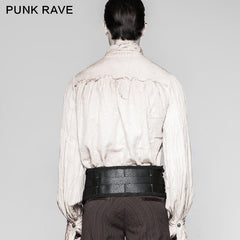 S-209 Punk Accessories Men Triangle Metallic Buckles Leather Belts?-??Punk Rave Clothing