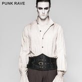 S-209 Punk Accessories Men Triangle Metallic Buckles Leather Belts?-??Punk Rave Clothing