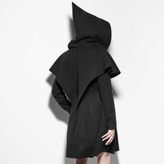PY-160 Lolita Style black Skinny Zipper Women Gothic Coat With Hooded?-??Punk Rave Clothing
