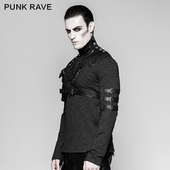 S-207 Punk Accessories Soldier Close-fitting Male Shoulder Armor?-??Punk Rave Clothing