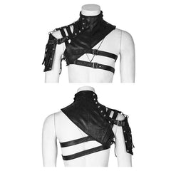 S-207 Punk Accessories Soldier Close-fitting Male Shoulder Armor?-??Punk Rave Clothing