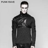 S-207 Punk Accessories Soldier Close-fitting Male Shoulder Armor?-??Punk Rave Clothing