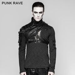 S-207 Punk Accessories Soldier Close-fitting Male Shoulder Armor?-??Punk Rave Clothing
