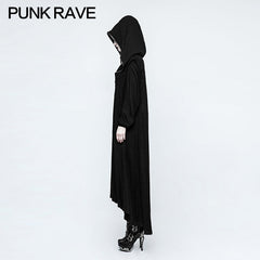 Y-770 Winter Handsome Soft Long Gothic Jacket Knitting Cross Coat?-??Punk Rave Clothing