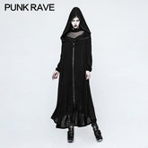 Y-770 Winter Handsome Soft Long Gothic Jacket Knitting Cross Coat?-??Punk Rave Clothing