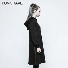 OPY-213 Dark Imp Printing Loose Hoodies Punk Sweater?-??Punk Rave Clothing