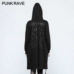 OPY-213 Dark Imp Printing Loose Hoodies Punk Sweater?-??Punk Rave Clothing