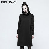 OPY-213 Dark Imp Printing Loose Hoodies Punk Sweater?-??Punk Rave Clothing