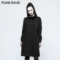 OPY-213 Dark Imp Printing Loose Hoodies Punk Sweater?-??Punk Rave Clothing