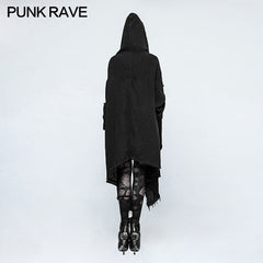 OPY-228 Fashion Loose Death black Punk Hoodies Coat For Women?-??Punk Rave Clothing