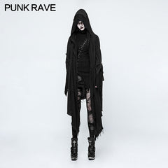OPY-228 Fashion Loose Death black Punk Hoodies Coat For Women?-??Punk Rave Clothing