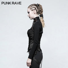 Y-783 Fashion Women Punk Accessories Corset With Removable Leather Leg Loops?-??Punk Rave Clothing