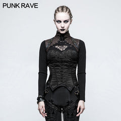 Y-783 Fashion Women Punk Accessories Corset With Removable Leather Leg Loops?-??Punk Rave Clothing