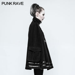 Y-765 Fashion Punk Coat Worsted Military Uniform Cloak For Women?-??Punk Rave Clothing