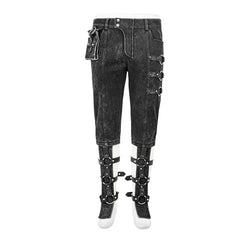 K-235 Original Design Leisure Cowboy Punk Pants?-??Punk Rave Clothing