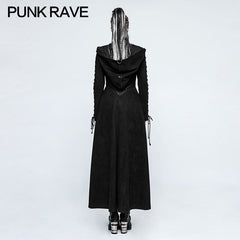 Y-780 Women Dark Angel Long Gothic Coat Hooded Fake Two Piece?-??Punk Rave Clothing