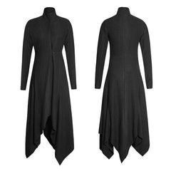 OPY-217 Women Woolen Witch Asymmetry Gothic Jackets With Multi Split Design?-??Punk Rave Clothing