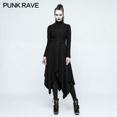 OPY-217 Women Woolen Witch Asymmetry Gothic Jackets With Multi Split Design?-??Punk Rave Clothing