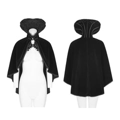 Y-782 Velvet Positioning Necking Cape Gothic Accessories Lace Flowers Cloak?-??Punk Rave Clothing