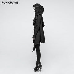 M-037 Daily Gothic Style Wool Double Layer Punk Sweaters With Butterfly Hole Design?-??Punk Rave Clothing