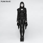 M-037 Daily Gothic Style Wool Double Layer Punk Sweaters With Butterfly Hole Design?-??Punk Rave Clothing