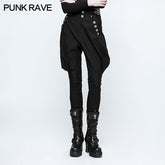 K-289 High Waist Classic Riding Breeches Gothic Pants Military Uniform?-??Punk Rave Clothing