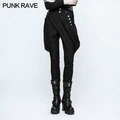 K-289 High Waist Classic Riding Breeches Gothic Pants Military Uniform?-??Punk Rave Clothing