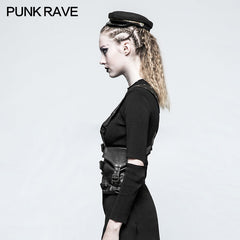 S-217 Exquisite Punk Accessories Multiple Eyelets Steampunk Suspenders?-??Punk Rave Clothing