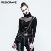 S-222 Adjustable Punk Accessories Multi Function Bag With D Button Hook?-??Punk Rave Clothing